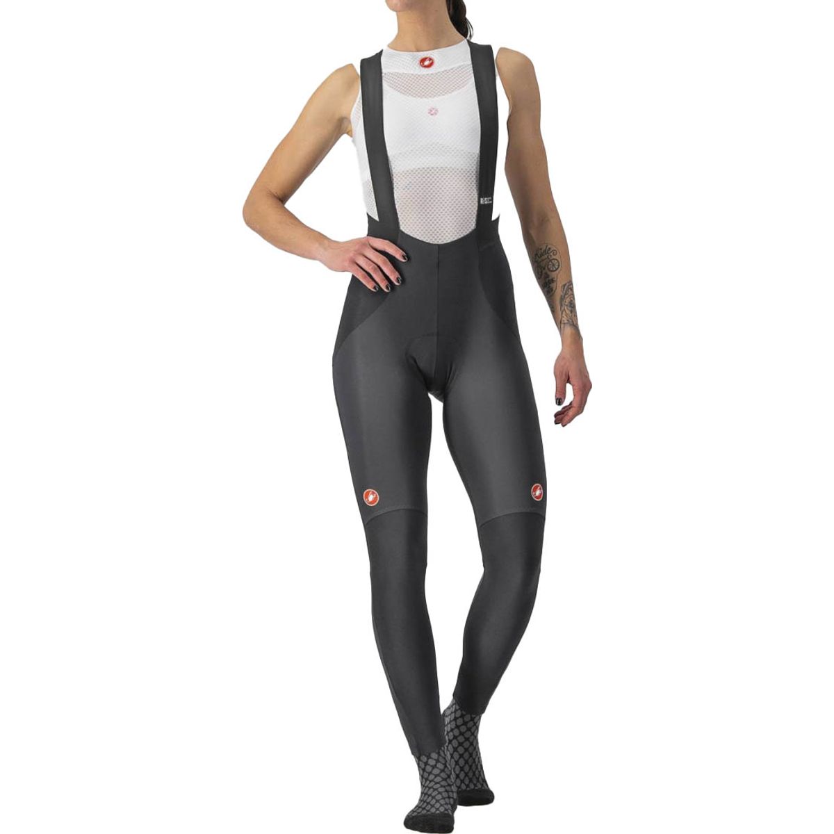 Castelli SORPASSO RoS W BIBTIGHTS Cykelbukser - Sort