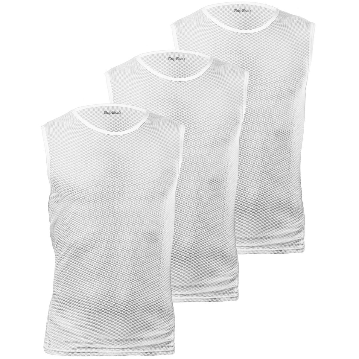 GripGrab Ultralight Ærmeløs Baselayer 3-Pak - Hvid