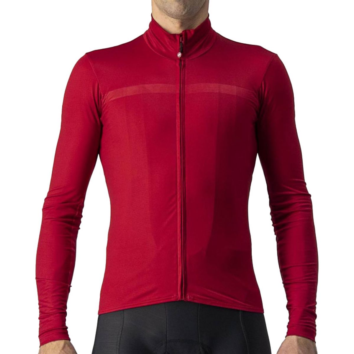 Castelli PRO THERMAL MID LS JERSEY Langærmet - Rød