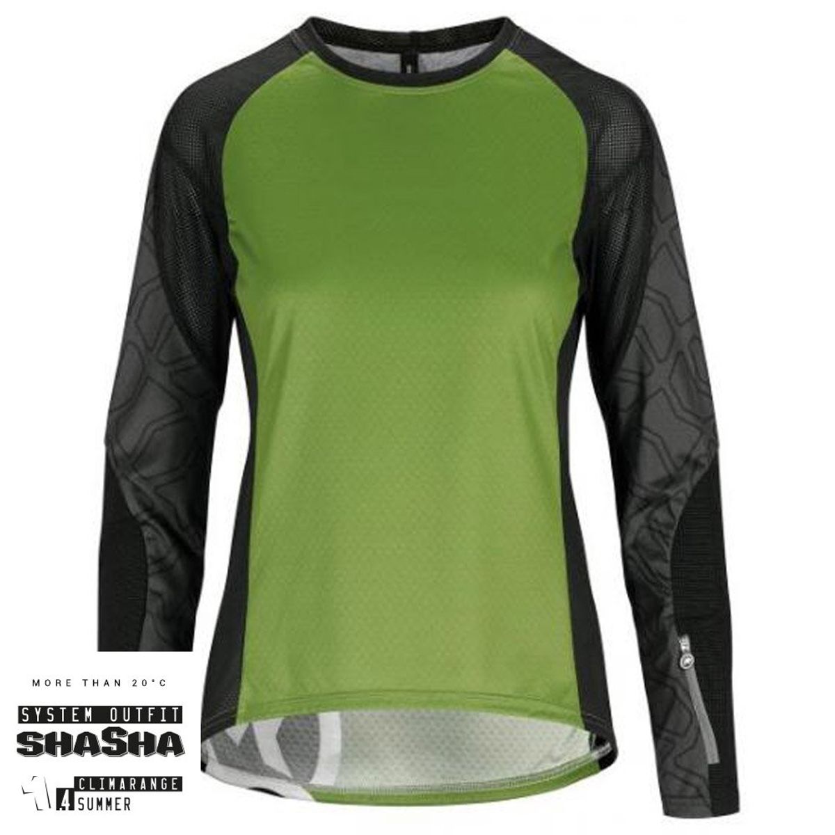 Assos Trail Women LS Jersey, Grøn