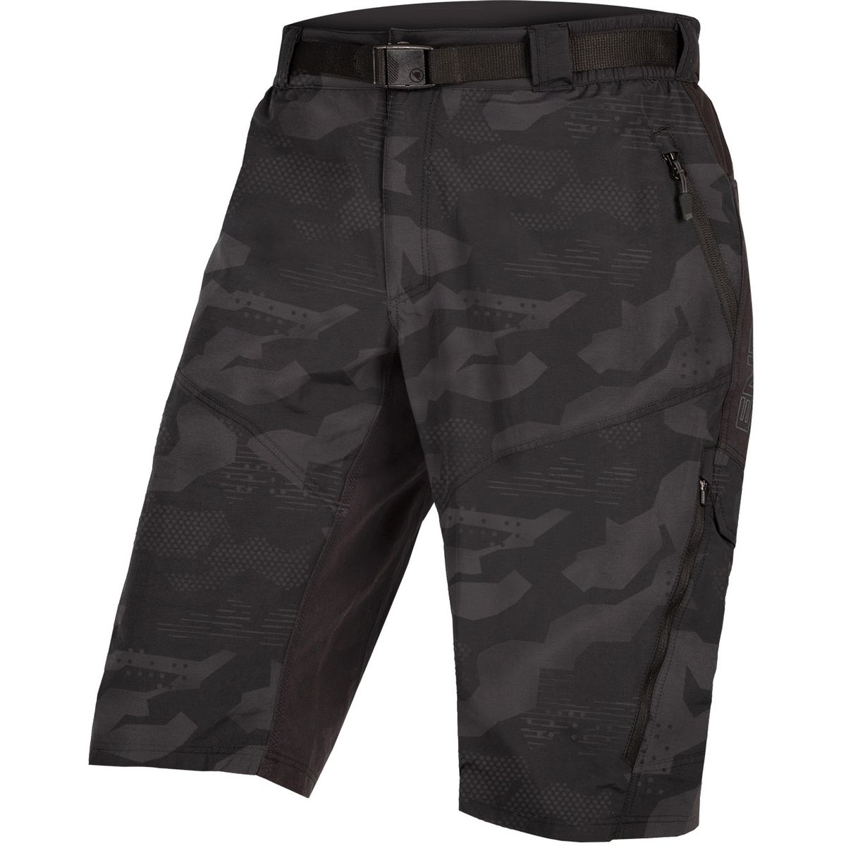 Endura Hummvee Short with liner - Sort Camo