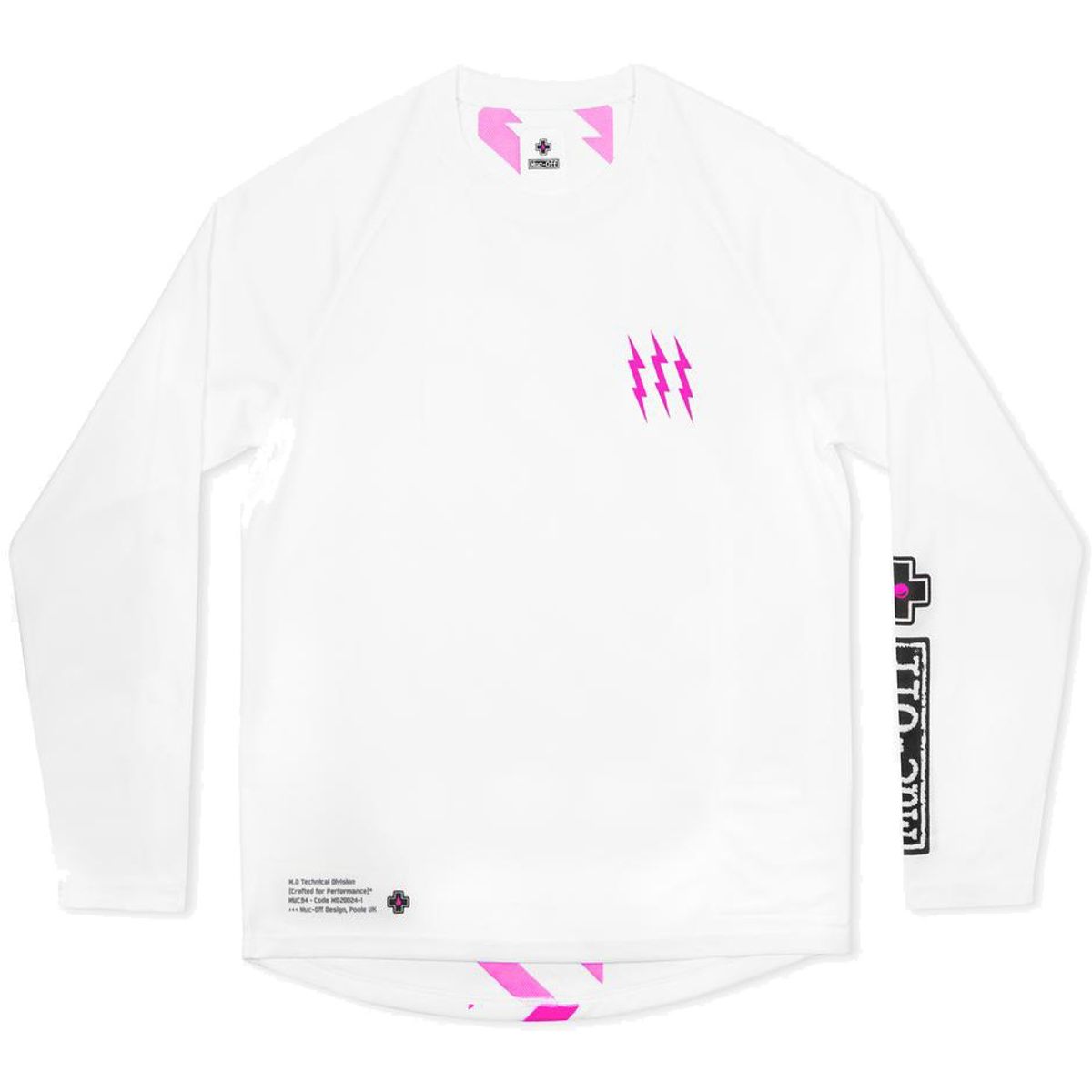 Muc-Off Riders Jersey - Long Sleeve - Hvid