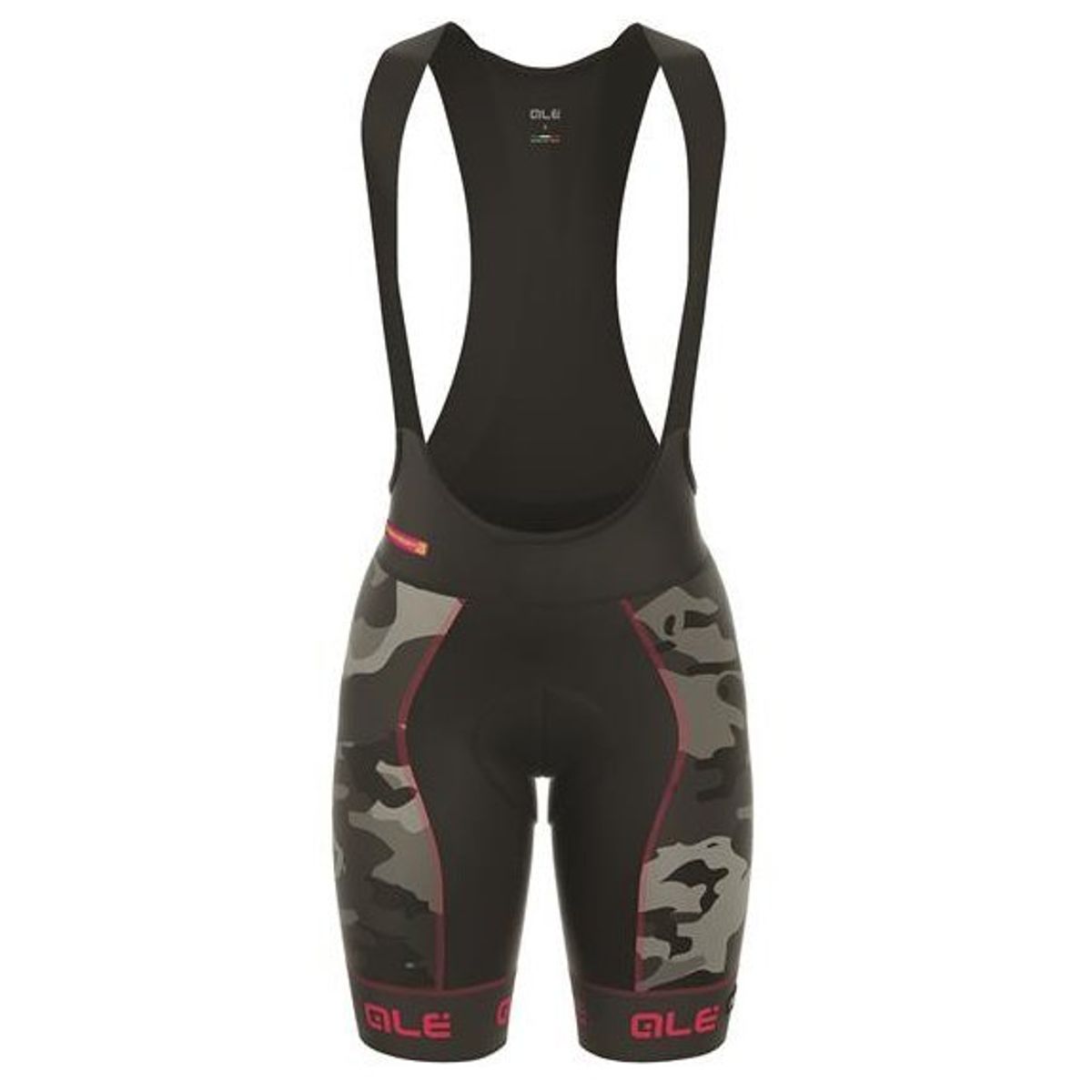 Alé Vinter Bibshorts Women, Camo/Pink