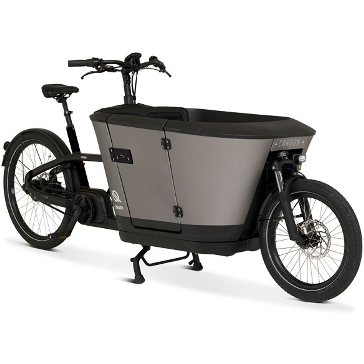 Carqon Classic E2-2x500wh Ladcykel - Black