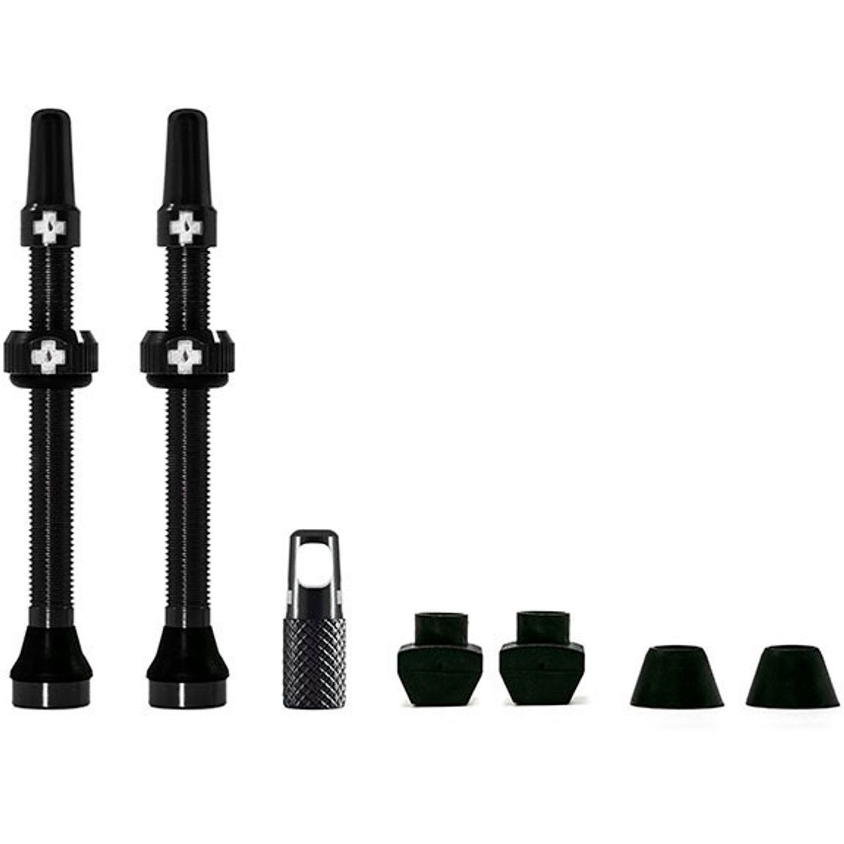 Muc-Off Tubeless Valve / Ventil Kit - 60 mm - Black