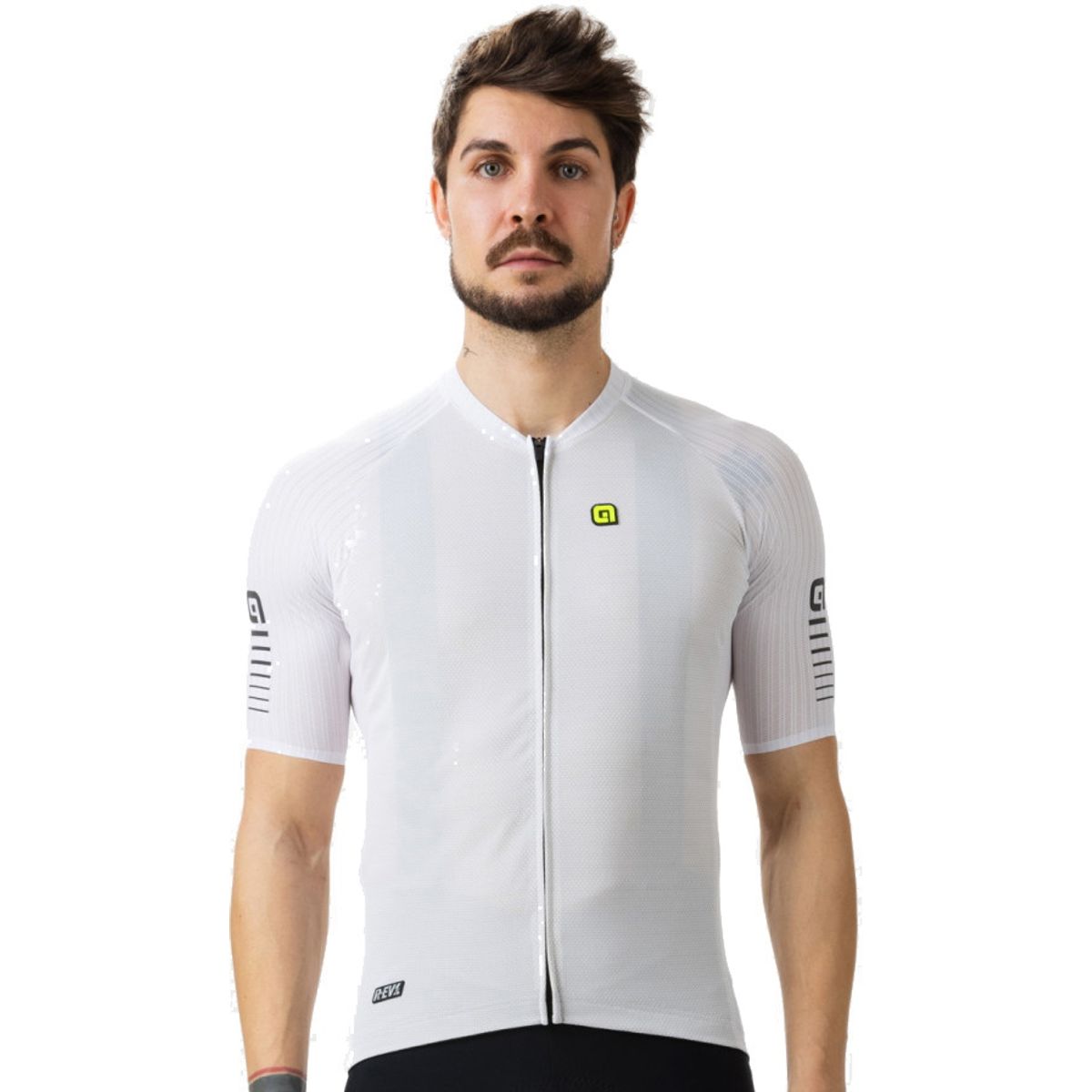 Alé Jersey R-EV1 Silver Cooling - Hvid