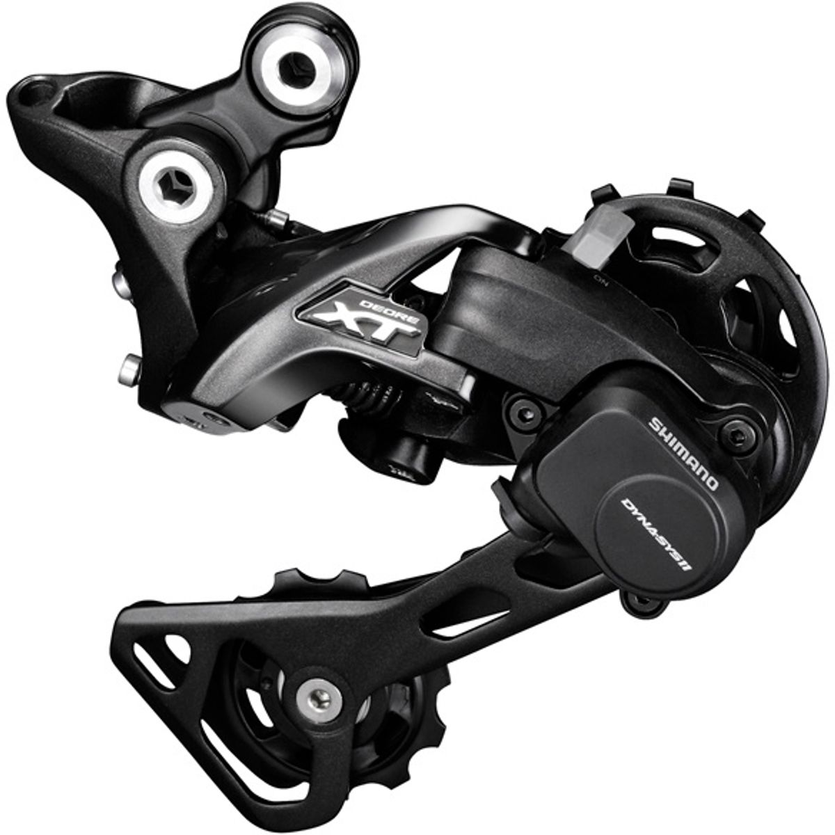 Shimano Bagskifter XT M8000 Shadow+ - 11 Speed Medium Arm - Sort