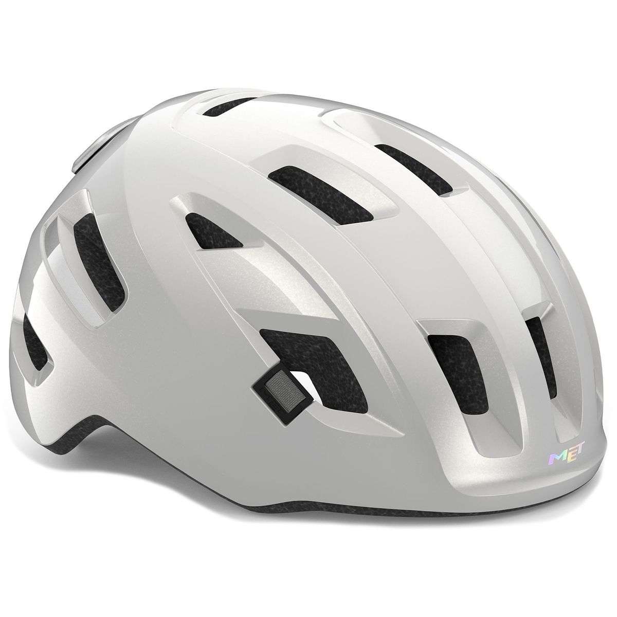 MET Helmet E-Mob Mips - Glossy White (elcykel hjelm)