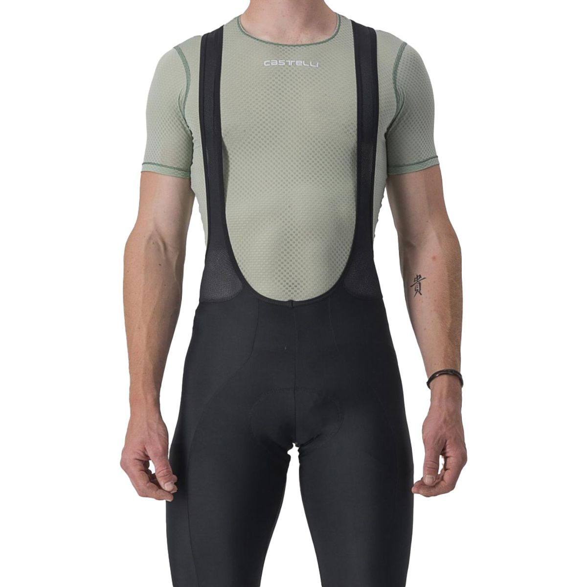 Castelli PRO MESH 2.0 SHORT SLEEVE Baselayer - Grøn