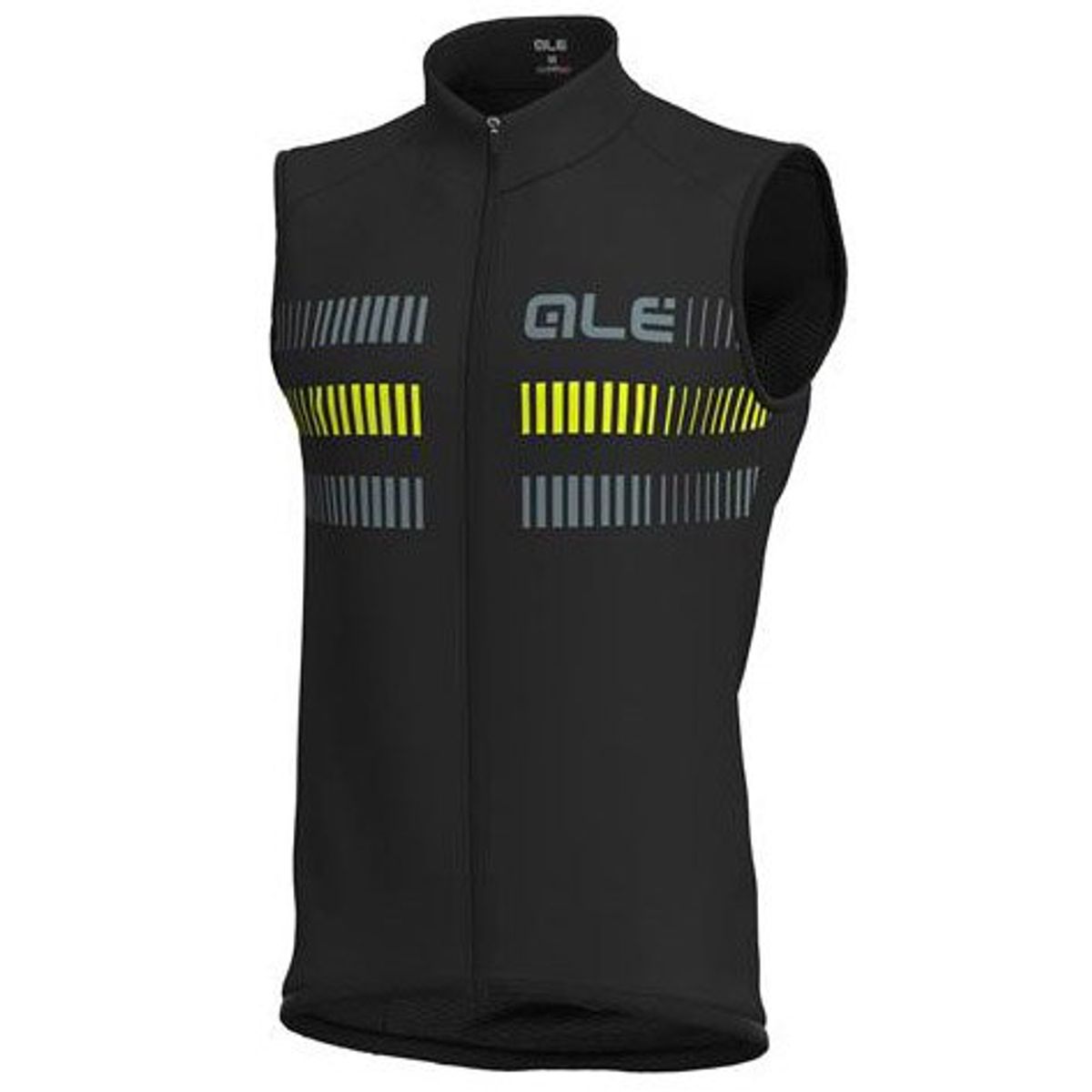 Alé Vest Guscio Road 2.0 Windfront Unisex - Sort/Gul