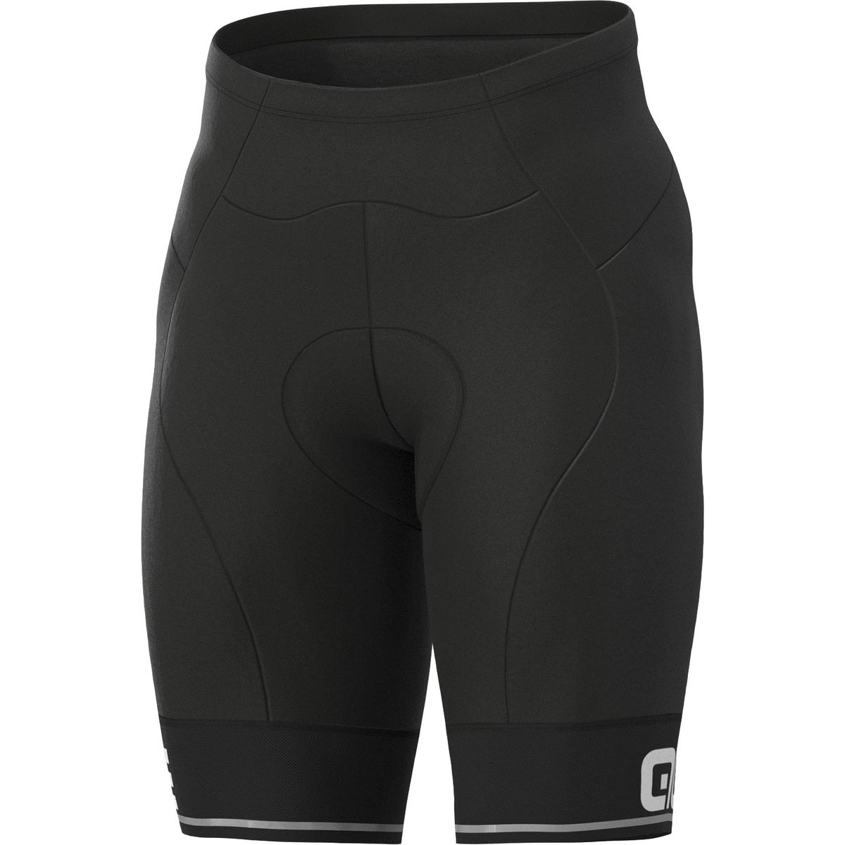 Alé Shorts Solid Corsa uden seler - Sort/Hvid