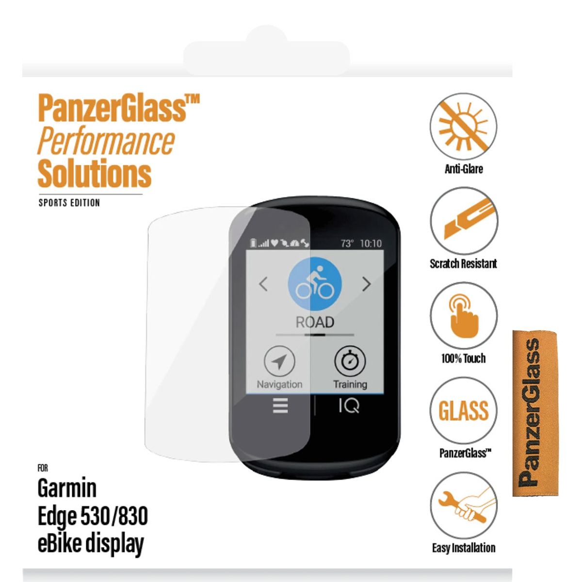 Panzerglass Garmin Edge 530/830 Anti-Glare beskyttelselsglas