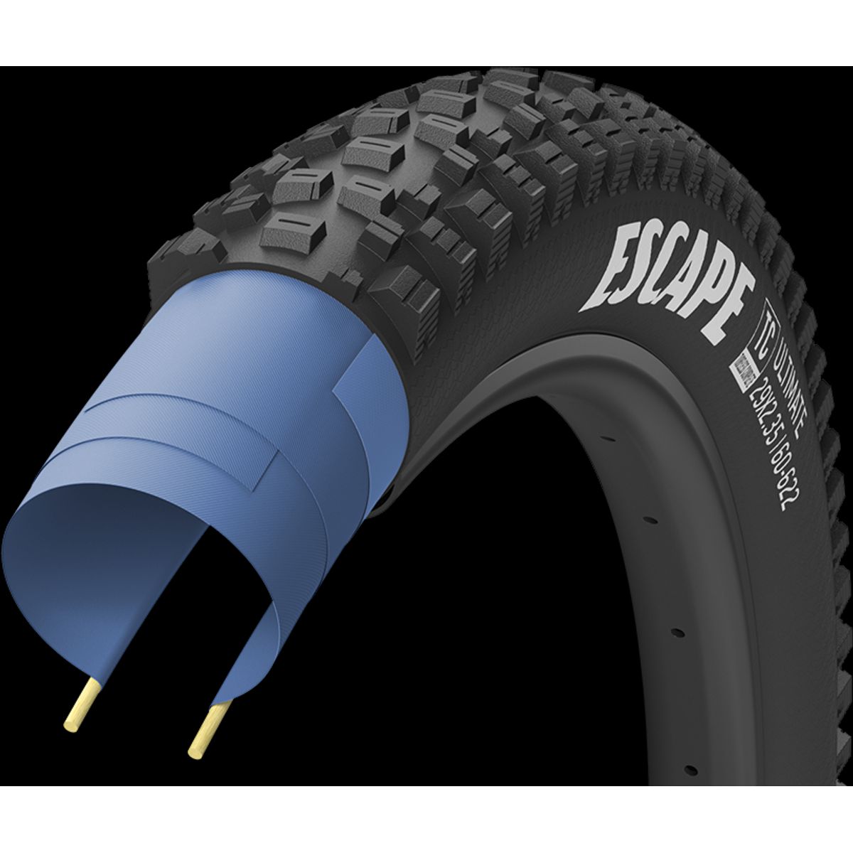 Goodyear ESCAPE MTB Tubeless Complete 29x2.35 - Sort