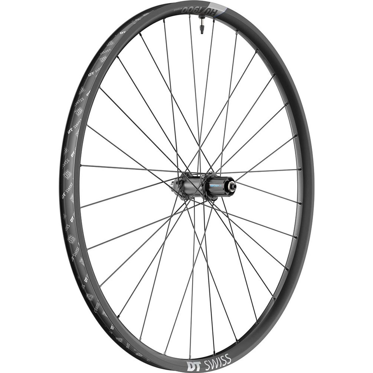 DT Swiss Wheel HU 1900 Spline 22 700c Rear - Shimano Micro Spline