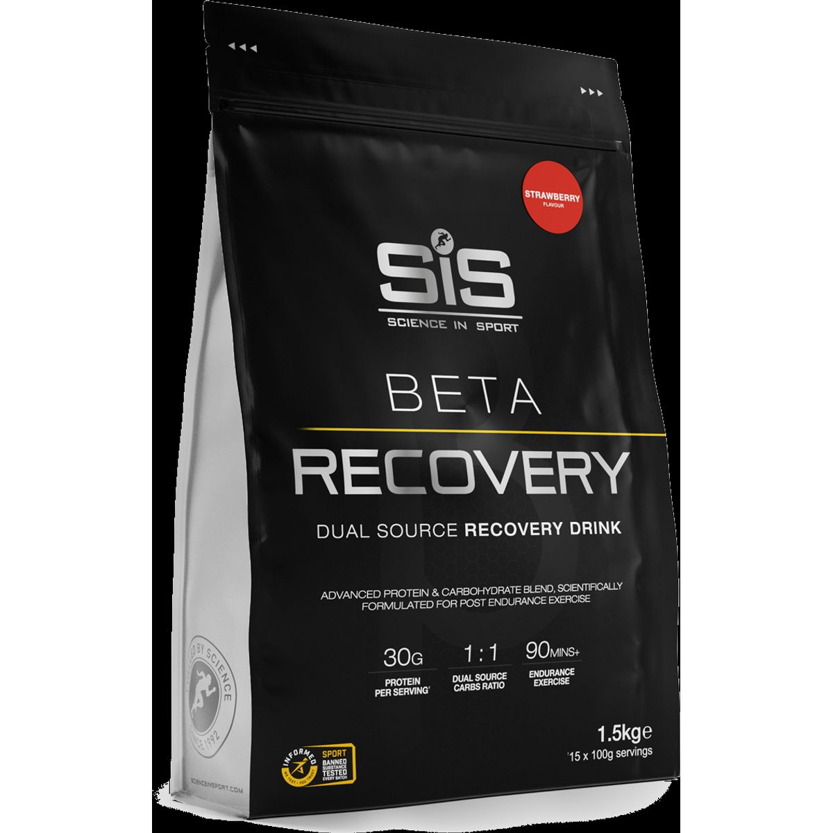 SIS Beta Fuel Recovery Strawberry Powder - 1.5kg