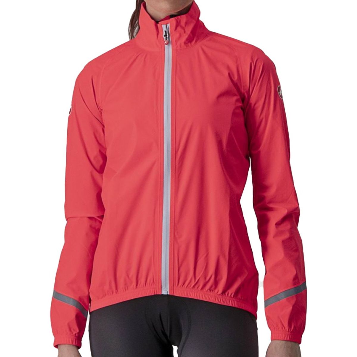 Castelli EMERGENCY 2 W RAIN JACKET - Lyserød