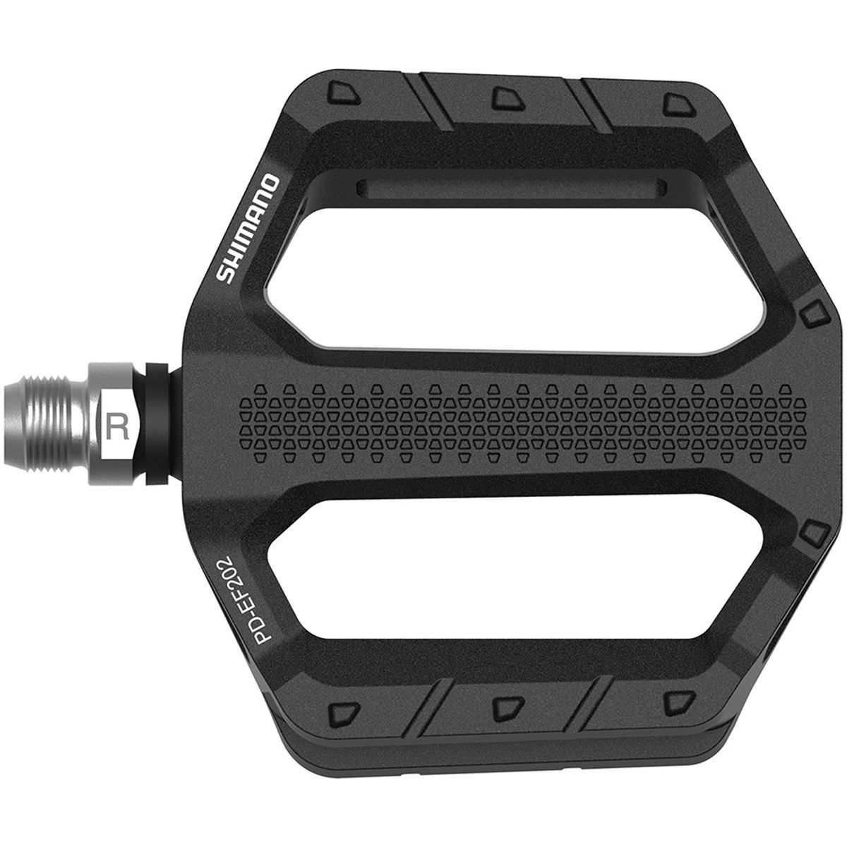 Shimano Pedal Flat PD-EF202 - sort