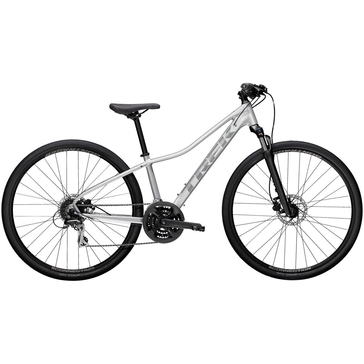 Trek Dual Sport 2 Women's 2022 - Sølv