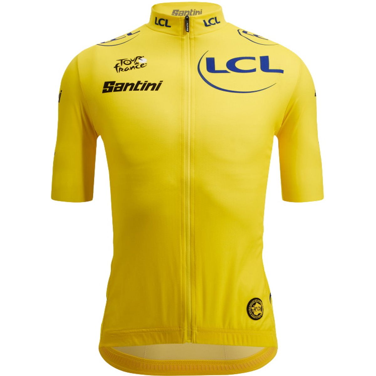 Santini Replica Tour de France Leader Jersey - Den Gule Trøje (Officiel)