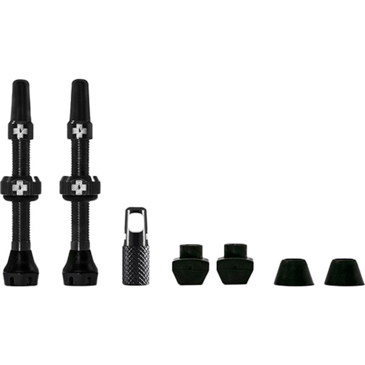 Muc-Off Tubeless Valve / Ventil Kit v2.0 - 44 mm - Black