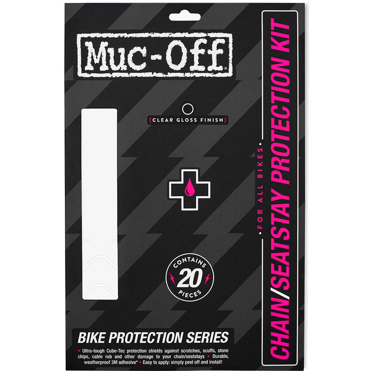 Muc-Off Chain stay Protector Chainstay - Clear Gloss