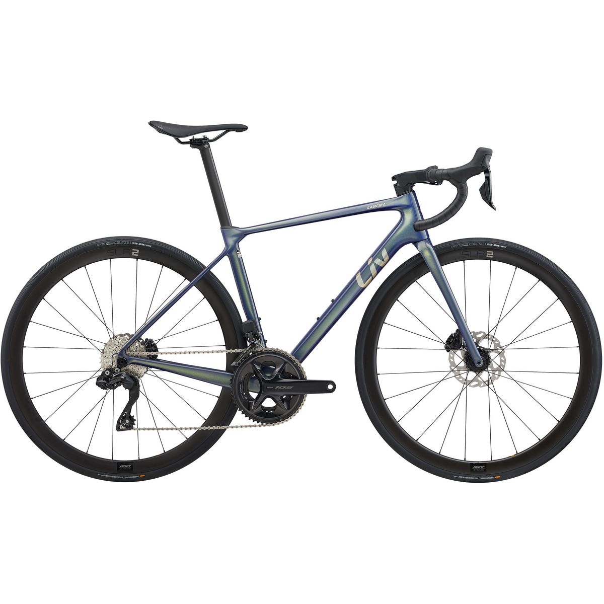 Giant Liv Langma Advanced 0 Di2 2025 - Blå