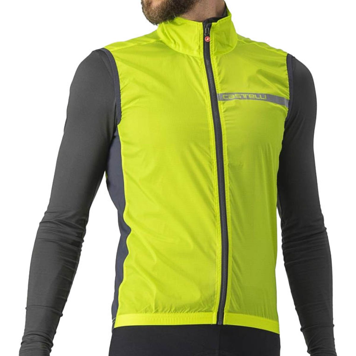 Castelli SQUADRA STRETCH VEST - Gul