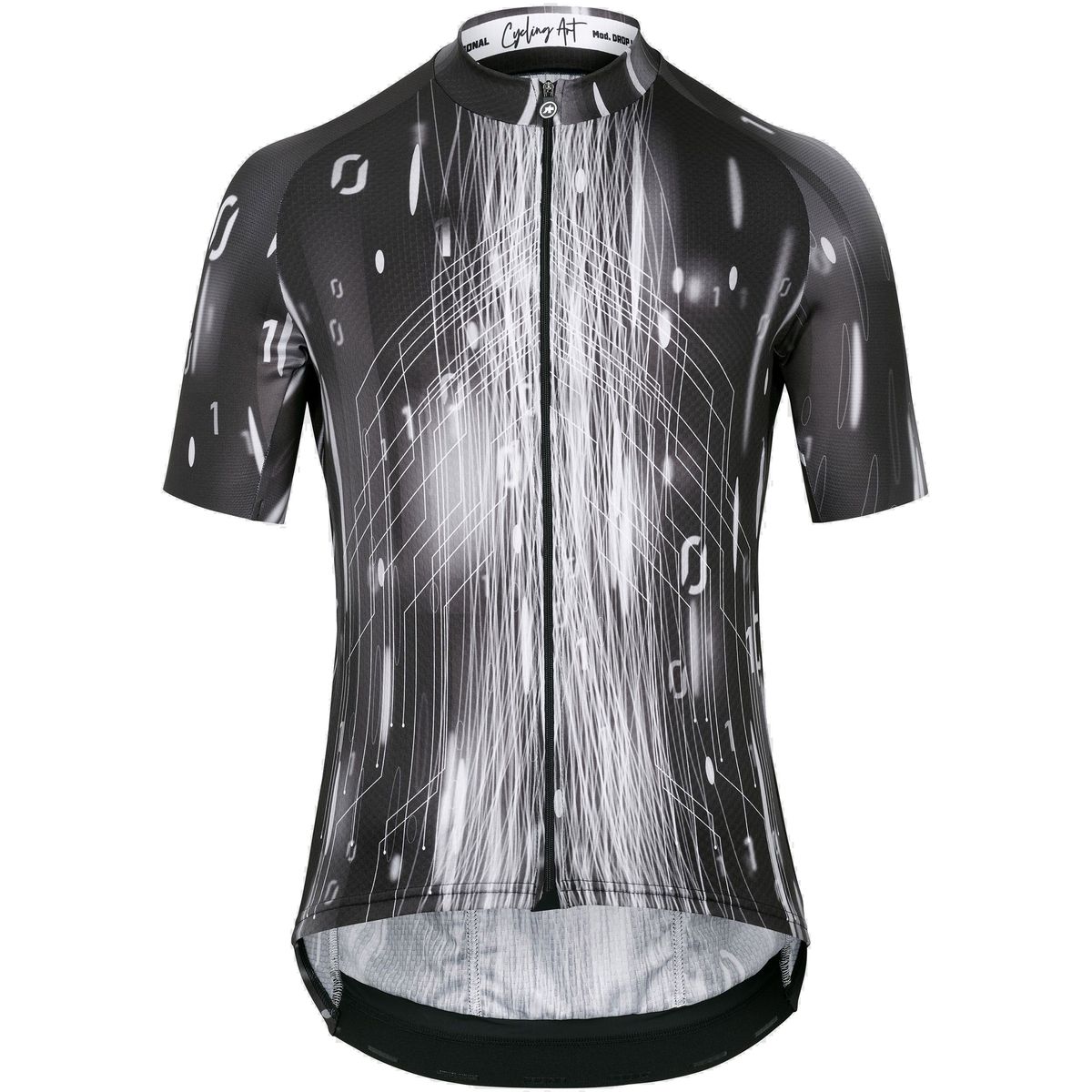 Assos MILLE GT Jersey C2 Drop Head - Sort/Hvid