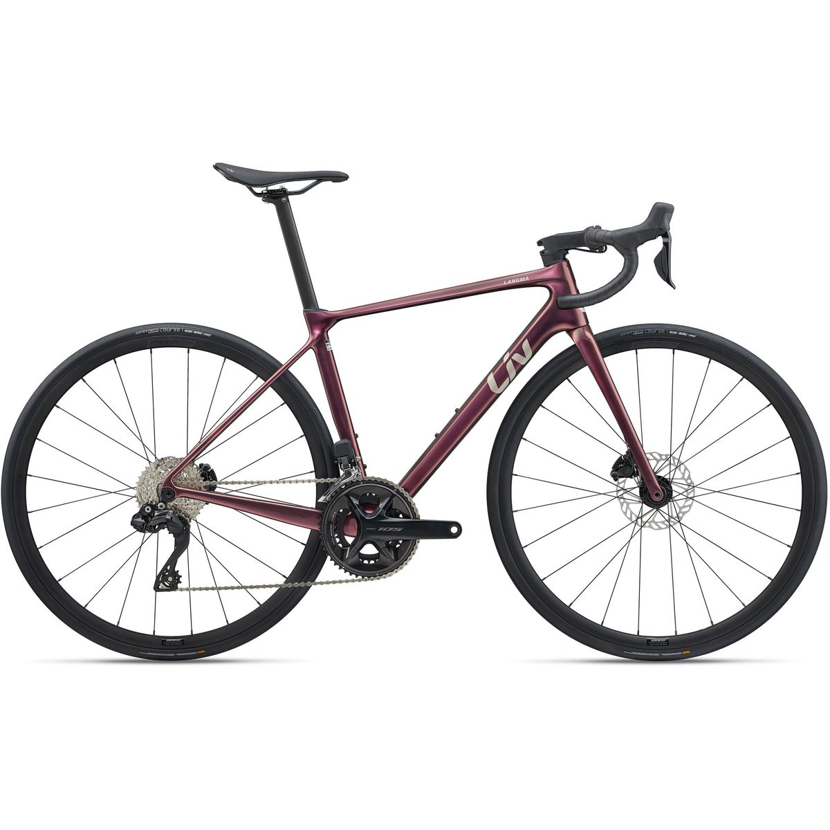 Giant Liv Langma Advanced 1 Di2 2025 - Rød