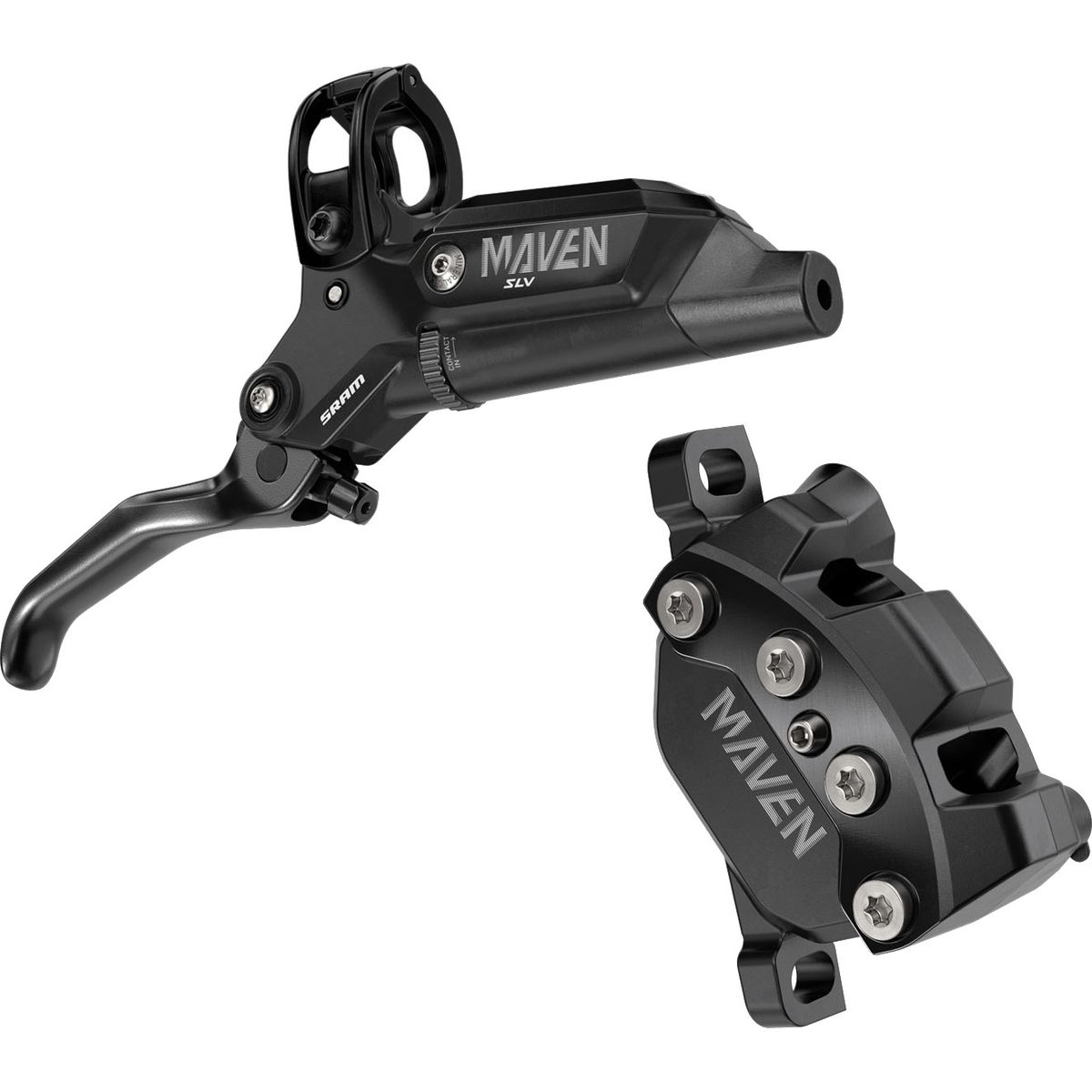 SRAM Hydraulic Disc Brake Maven Silver [REAR] - Black Anodized