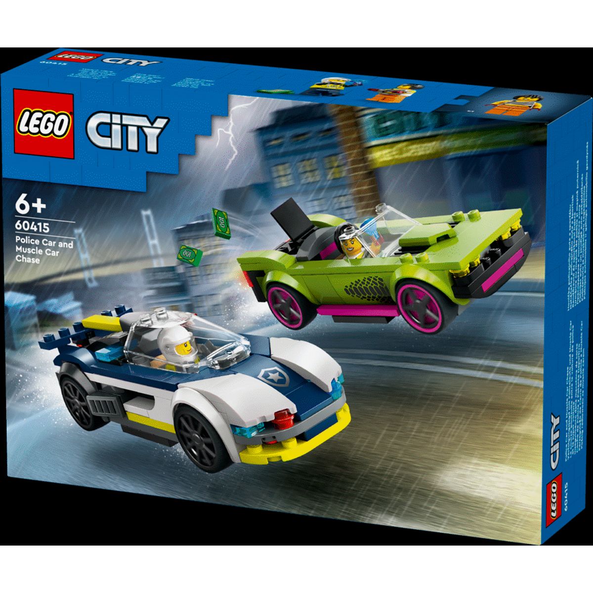 Biljagt med politi og muskelbil 60415 LEGO ® City