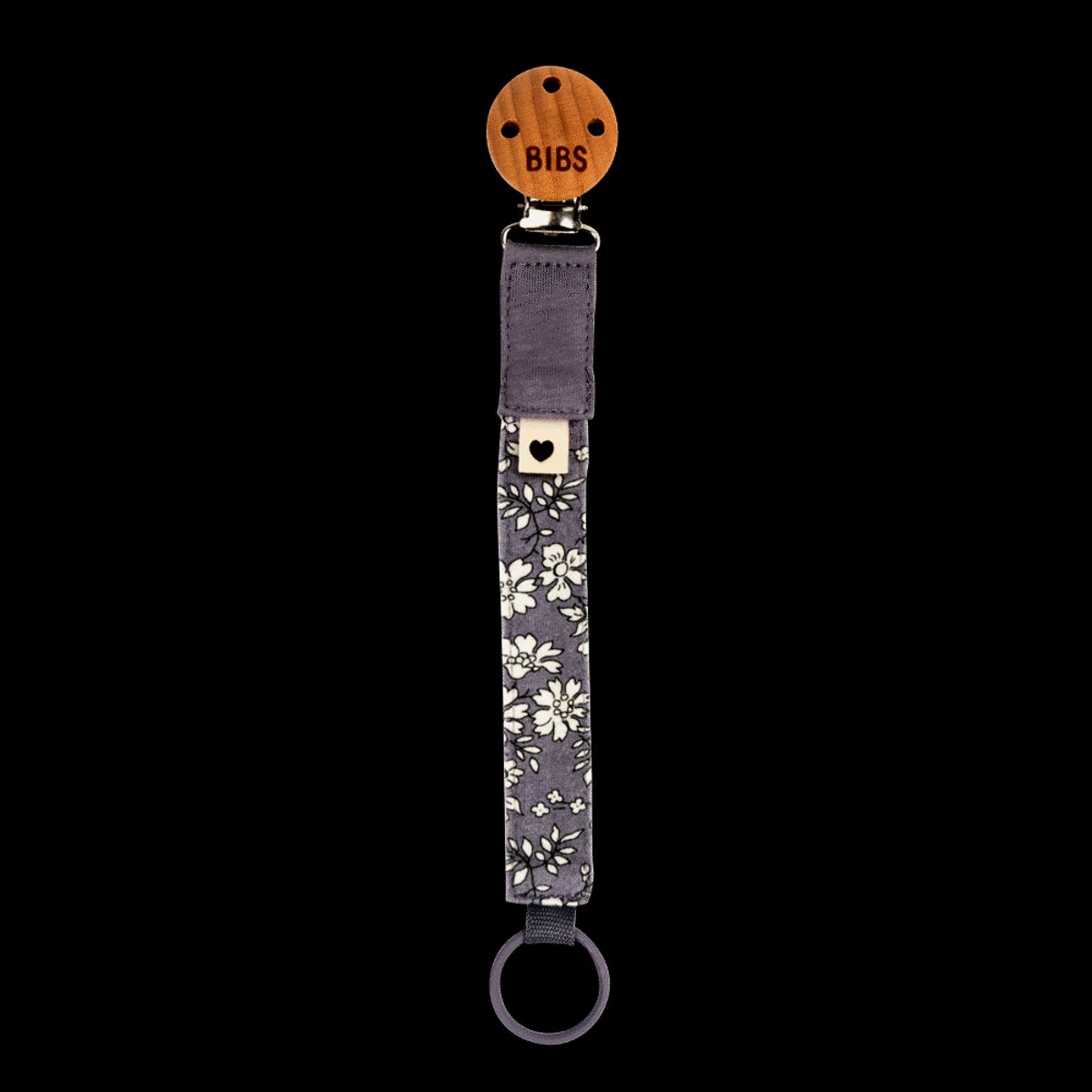 Pacifier Clip Capel Fossil Grey