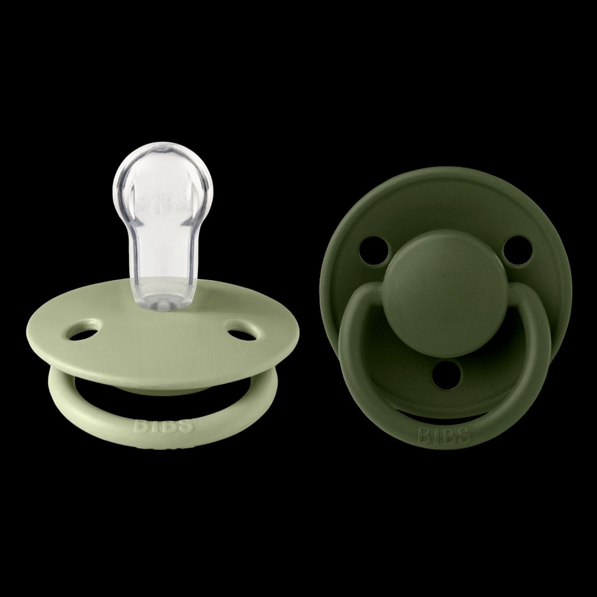 2 pk. De Lux sut silicone onesize - sage/hunter green