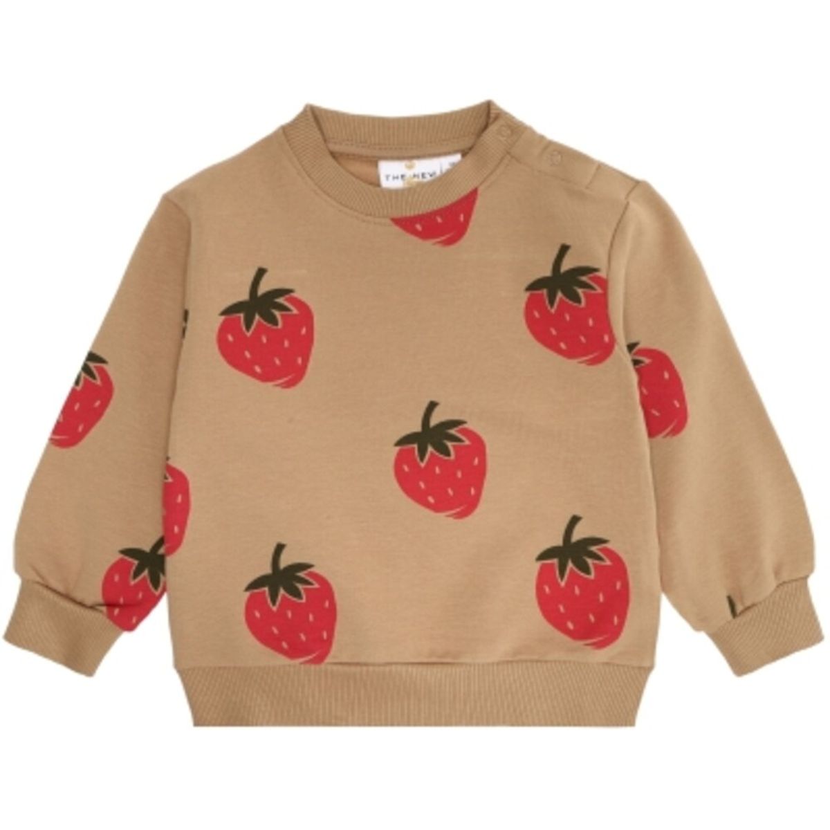 Lagora Sweatshirt - Tannin Big Strawberry AOP - 86