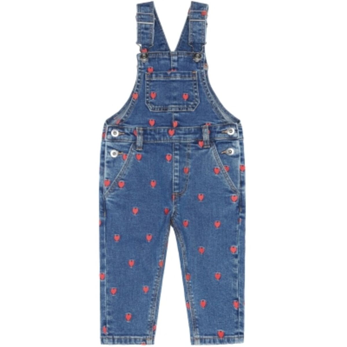 Lovia Denim overalls -MEDIUM BLUE DENIM WASH - 92