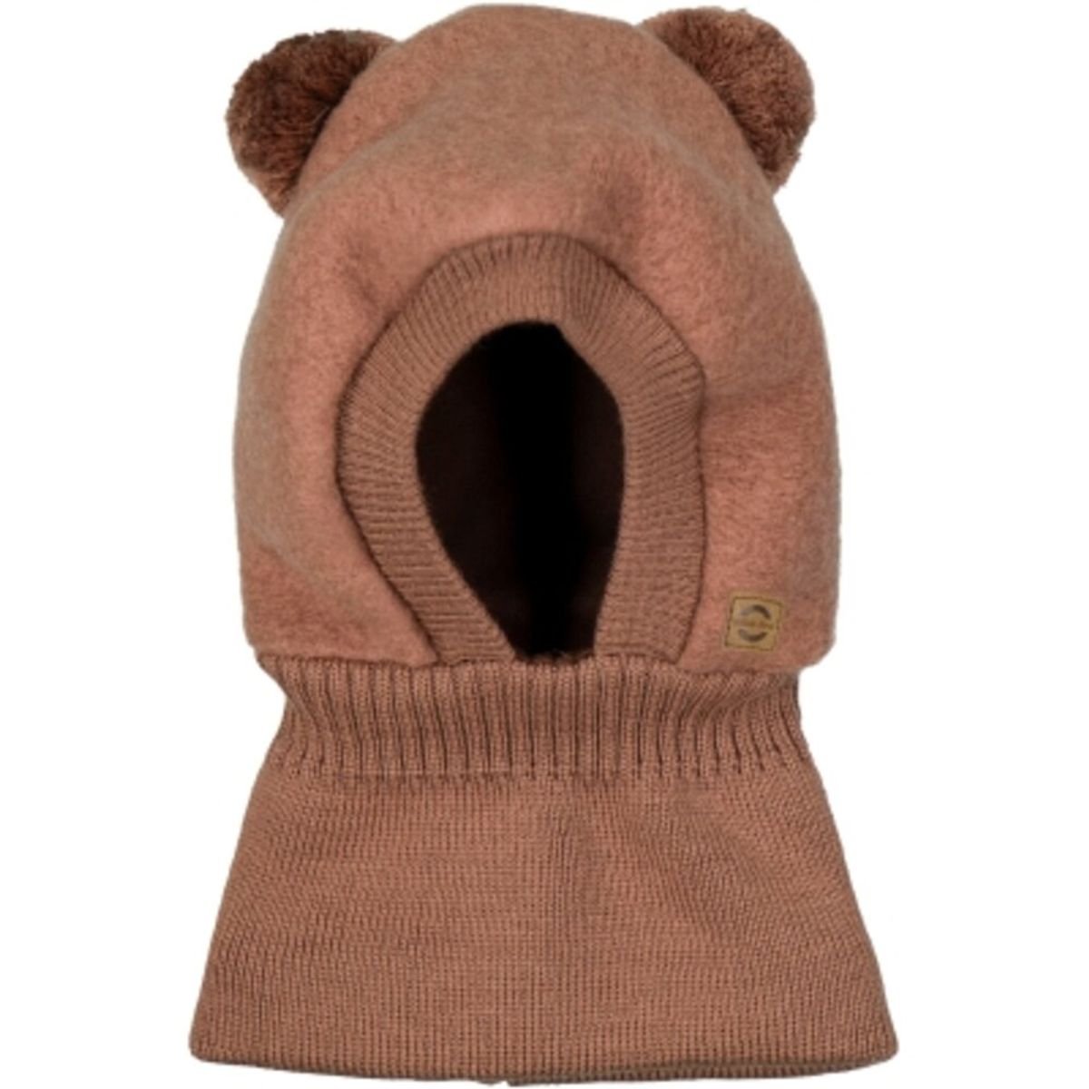 Uld Balaclava w Strik - BURLWOOD - 98/104