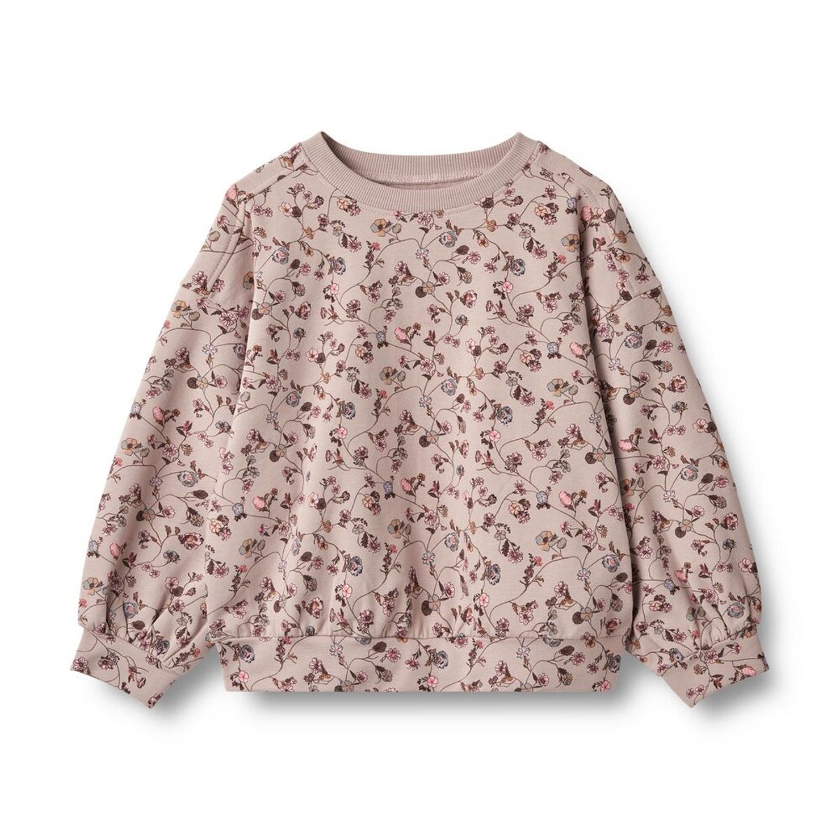 Sweatshirt langærmet Lia - Dry Rose Flower Vine - 128