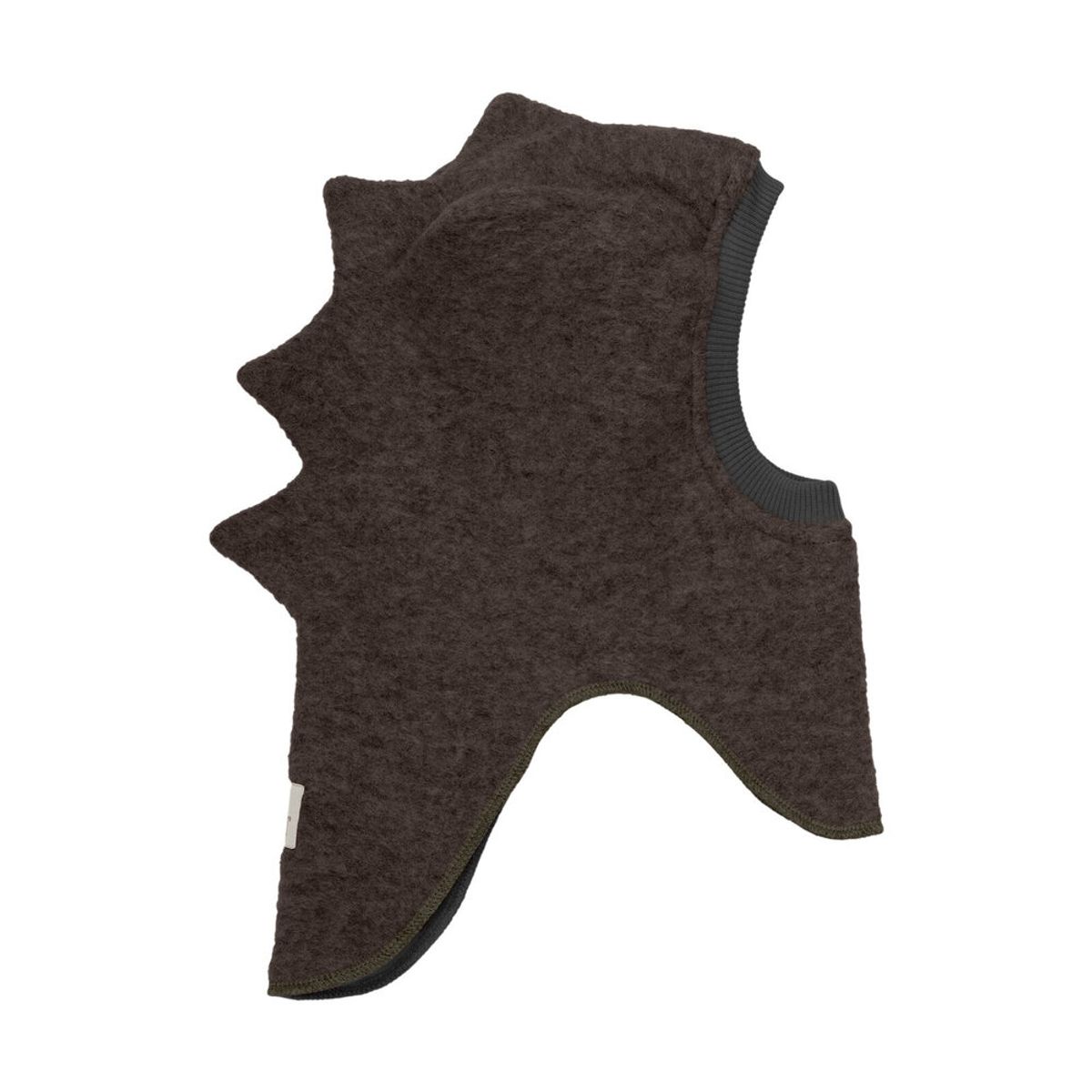 Elefanthue Triangles Uld - Dark Brown Melange - 2-4 ÅR