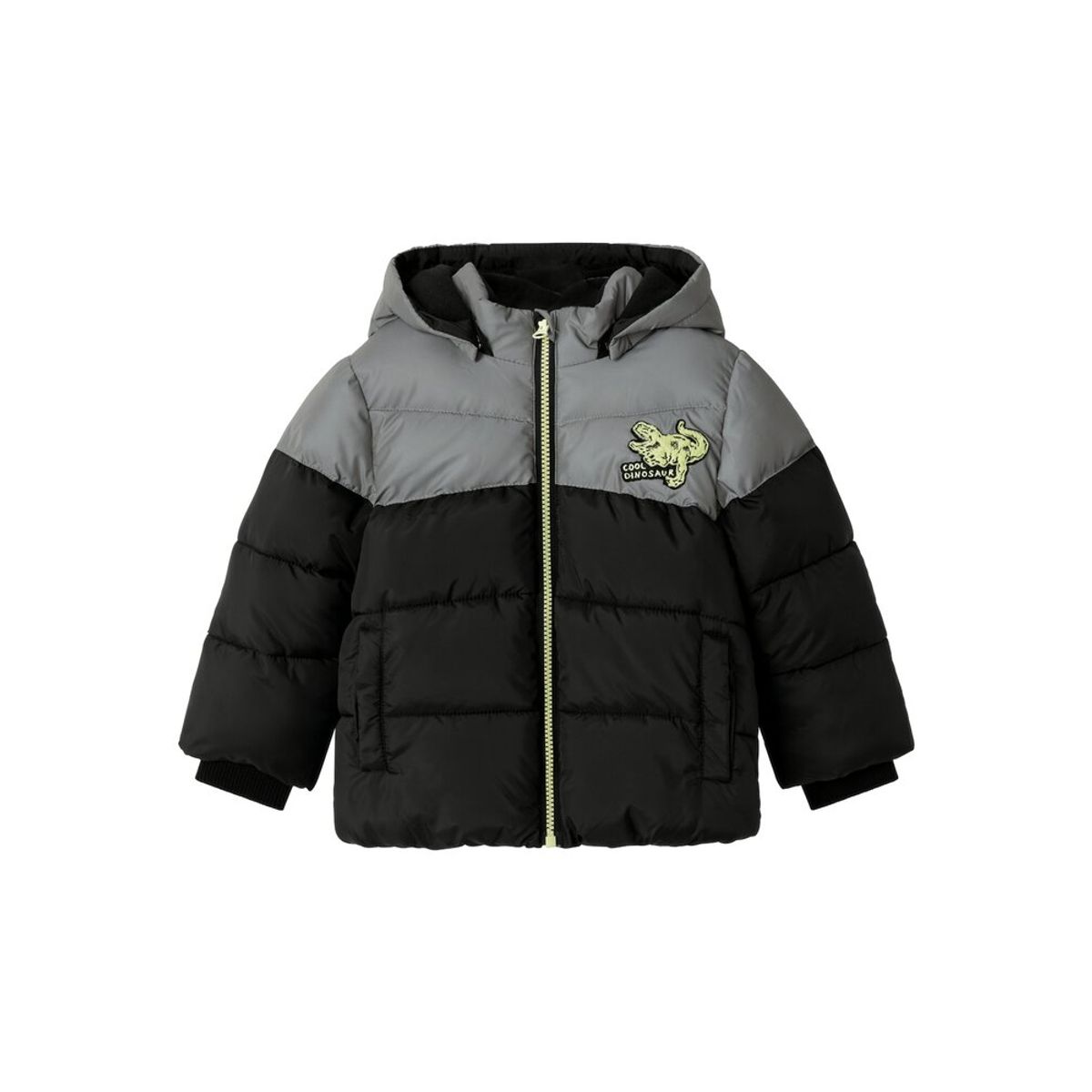 Morten puffer jakke dino - BLACK - 80