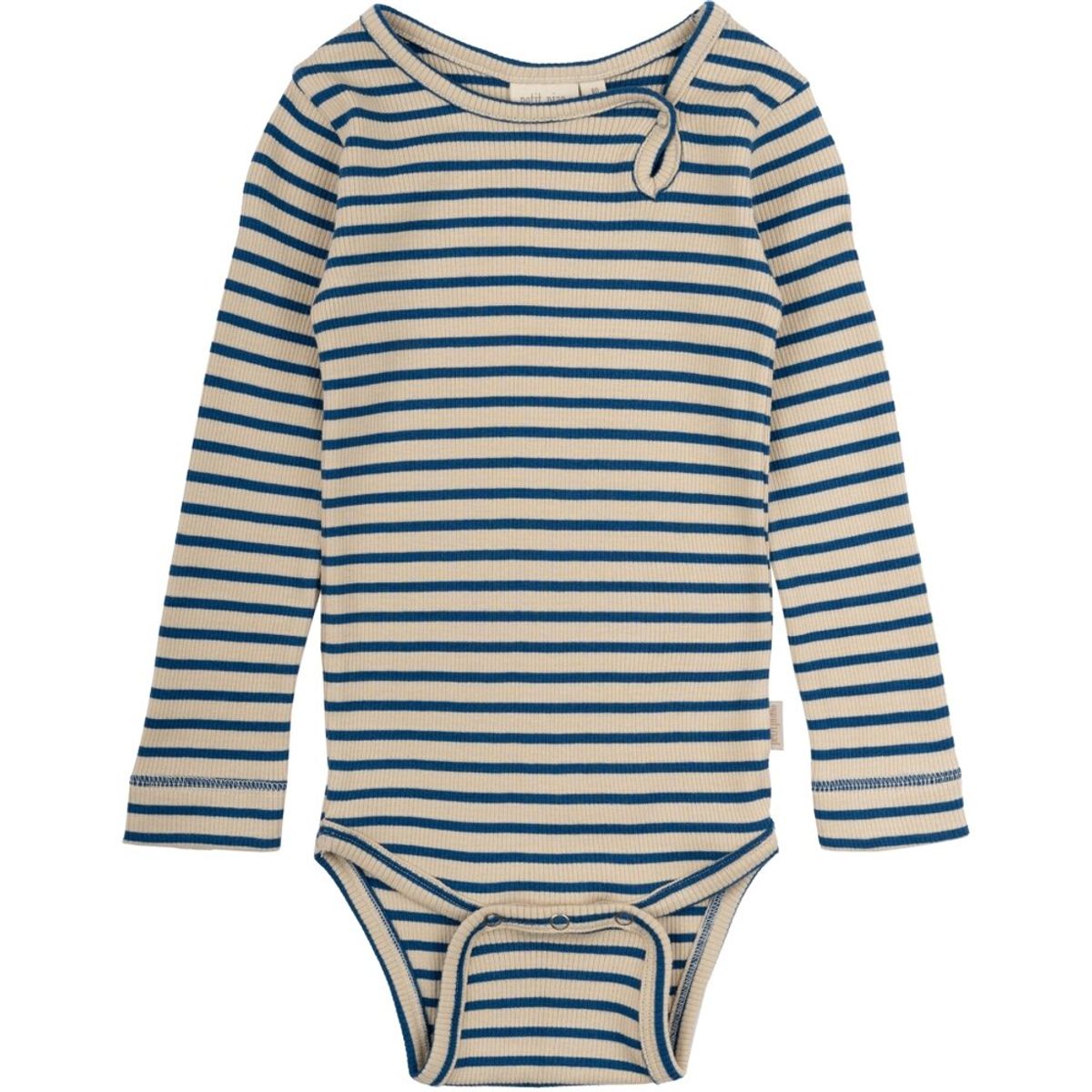 Body langærmet - Dark cobalt/dark off white - 56