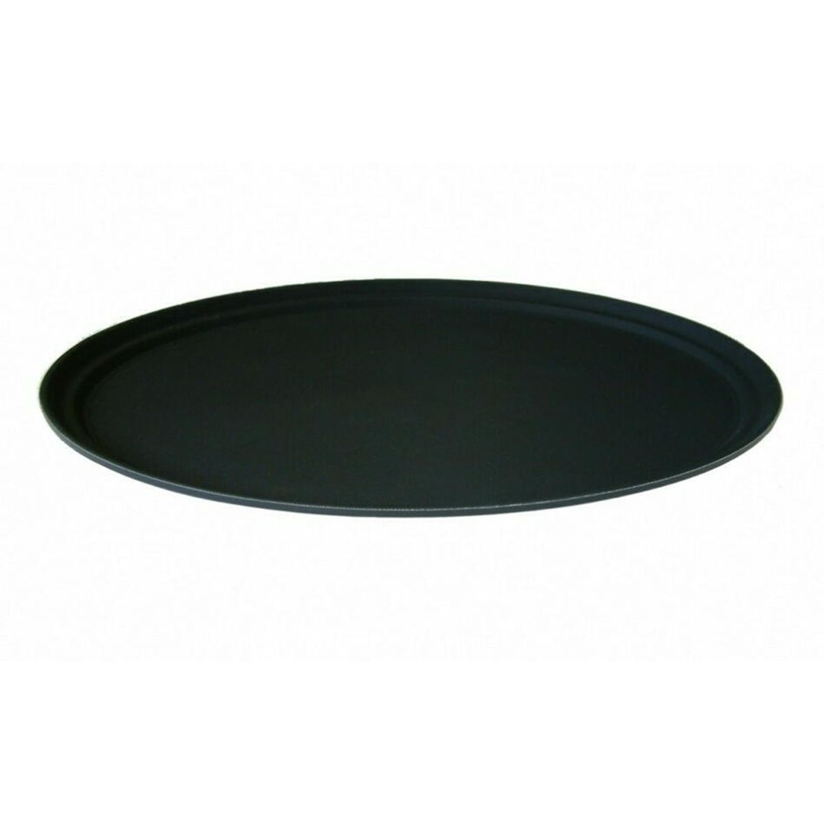 Tjenerbakke 55cm Oval Sort Non-slip