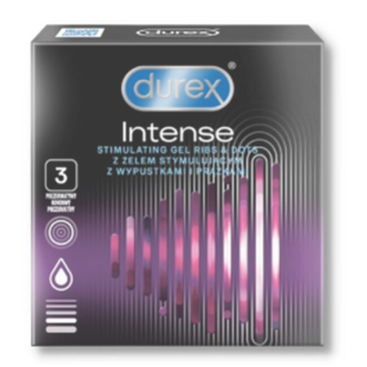 Durex - Intense Stimulating Condoms - 3 Stk