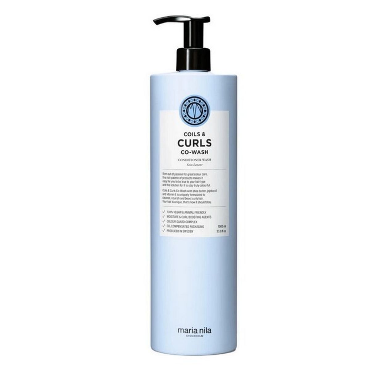 Maria Nila - Coils & Curls Co Wash - 1000 ml