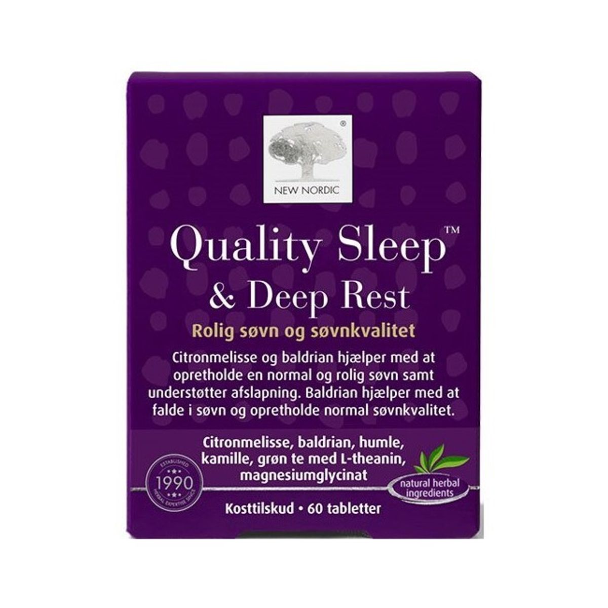 New Nordic - Quality Sleep Deep Rest - 60 Tabs