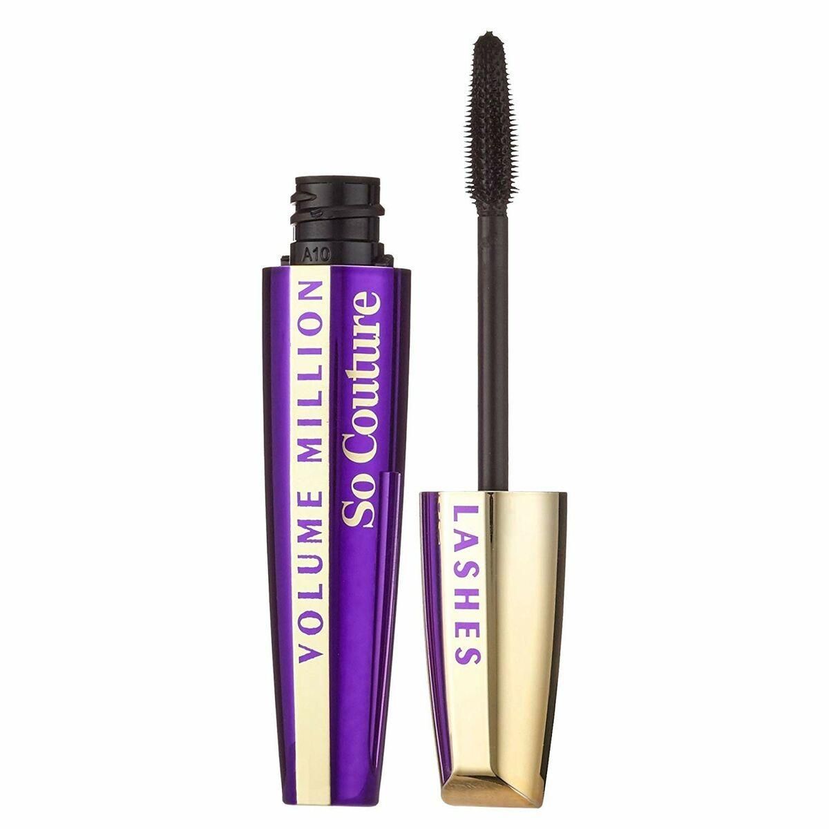 Mascara med Ekstra Volumen Effekt til Øjenvipper L'Oréal Paris So Couture Sort 9,5 ml