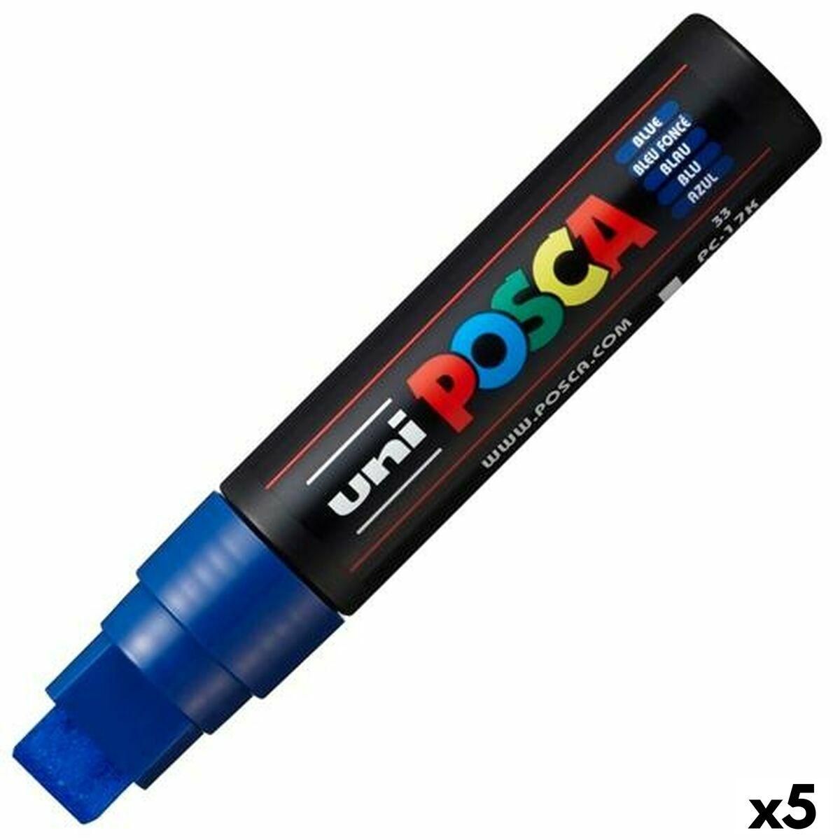 Markør POSCA PC-17K Blå (5 enheder)