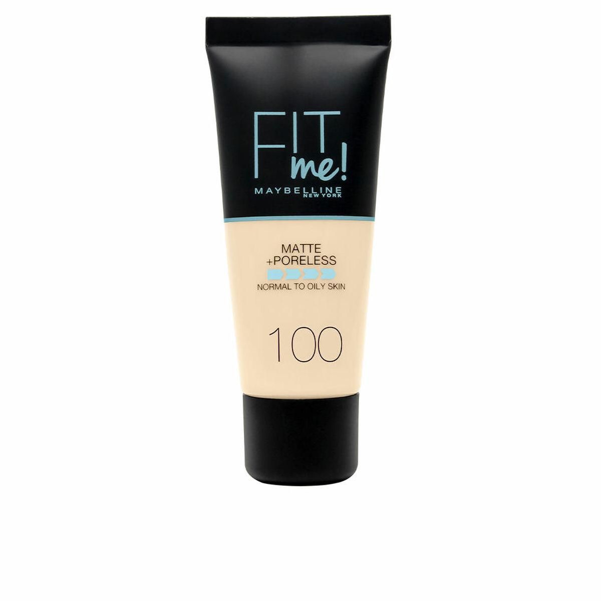 Flydende makeup foundation Maybelline Fit Me! Nº 100 Warm ivory 30 ml