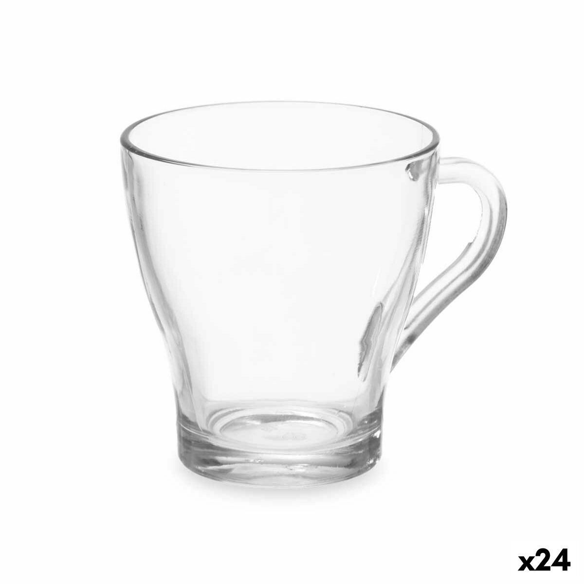 Kop Gennemsigtig Glas 280 ml (24 enheder)