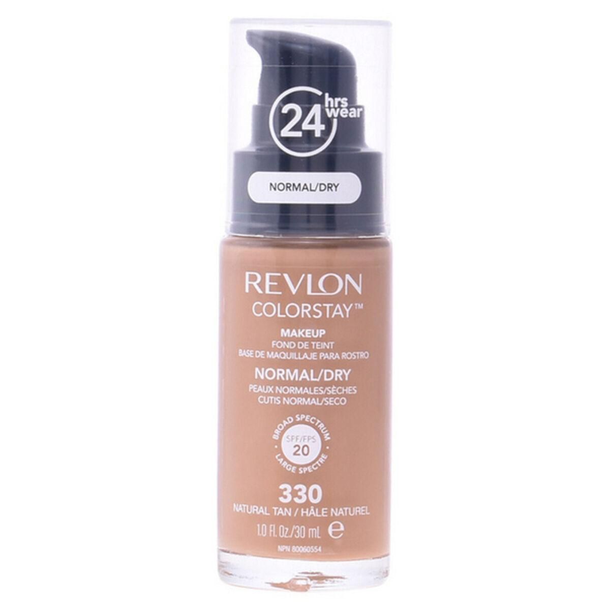 Flydende Makeup Foundation Colorstay Revlon 007377-04 30 ml 330 - Natural Tan - 30 ml