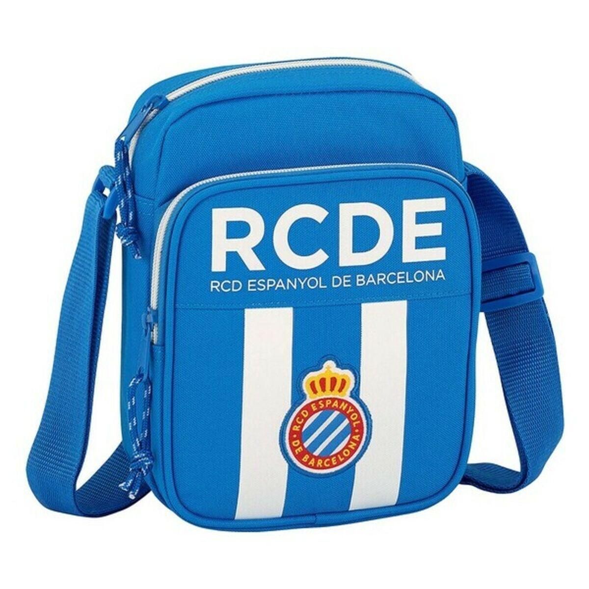 Skuldertasker RCD Espanyol 611753672 Blå Hvid (16 x 22 x 6 cm)